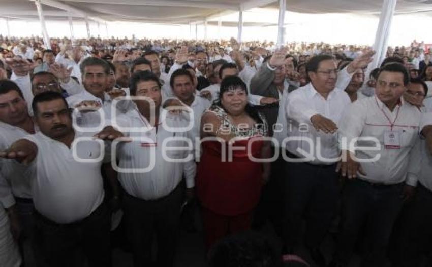 MARITZA MARÍN MARCELO RINDE PROTESTA COMO LÍDER DE LA CNC