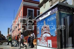 REACOMODAN PUESTOS DE PERIÓDICOS EN EL CENTRO HISTÓRICO