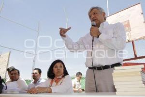 ANDRÉS MANUEL LÓPEZ OBRADOR EN CHOLULA