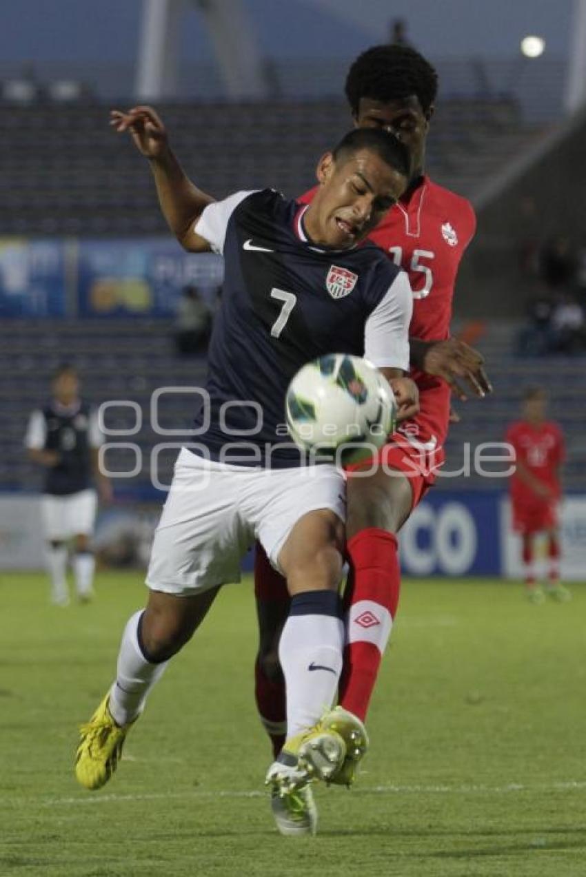 ESTADOS UNIDOS VS CANADÁ . CAMPEONATO SUB-20