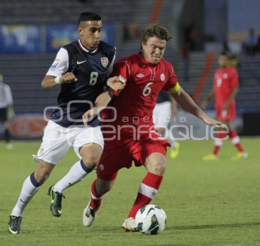 ESTADOS UNIDOS VS CANADÁ . CAMPEONATO SUB-20