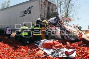 ACCIDENTE ENTRE TRAILERS