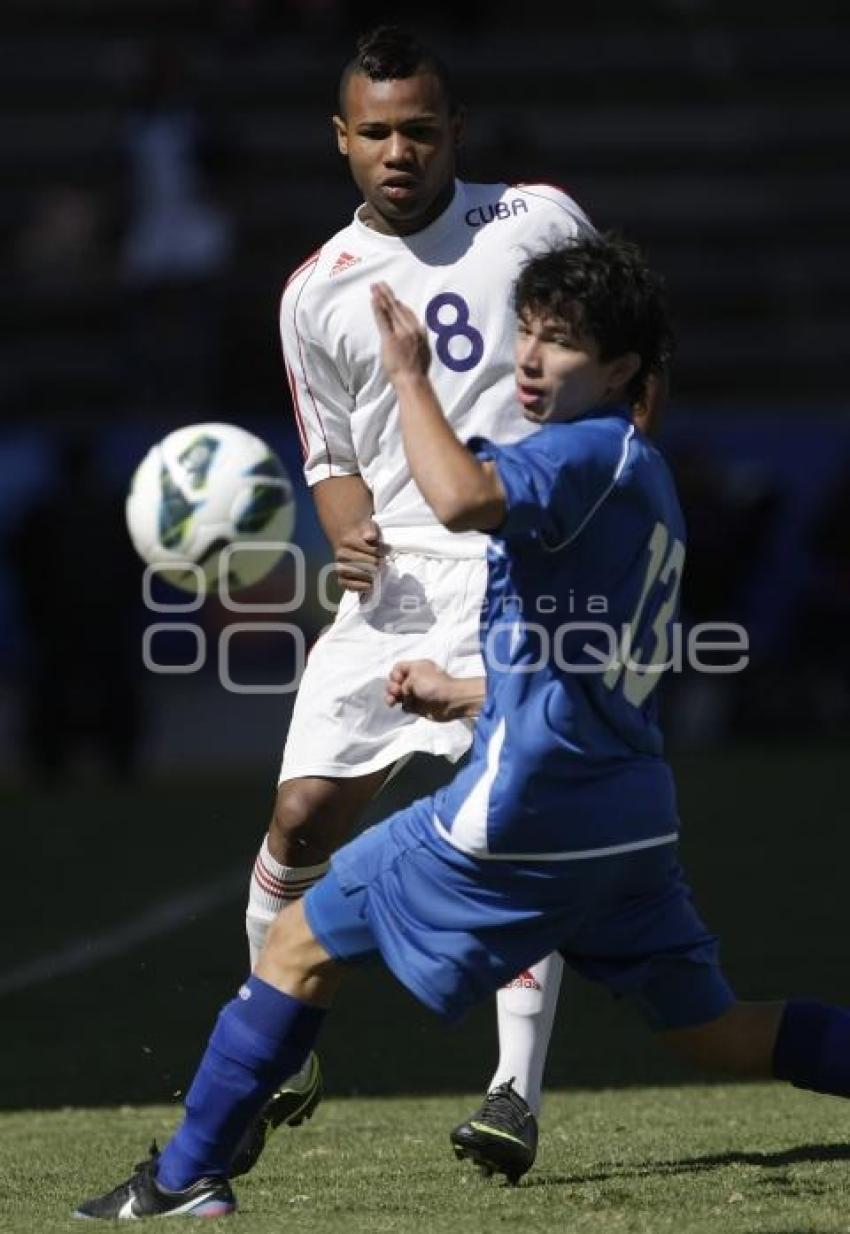 CAMPEONATO SUB-20 . CUBA VS EL SALVADOR