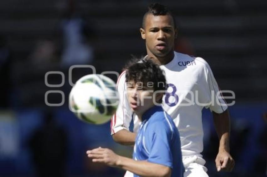 CAMPEONATO SUB-20 . CUBA VS EL SALVADOR