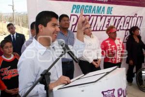 RIVERA INAUGURÓ CALLES EN SAN PABLO XOCHIMEHUACÁN