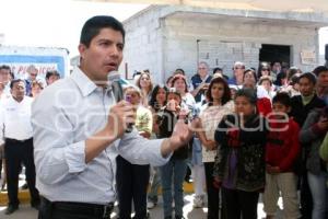 RIVERA INAUGURÓ CALLES EN SAN JERÓNIMO CALERAS