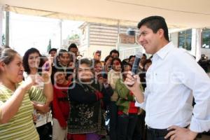 RIVERA INAUGURÓ CALLES EN SAN JERÓNIMO CALERAS