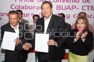 FIRMA CONVENIO COLABORACIÓN BUAP-CTM