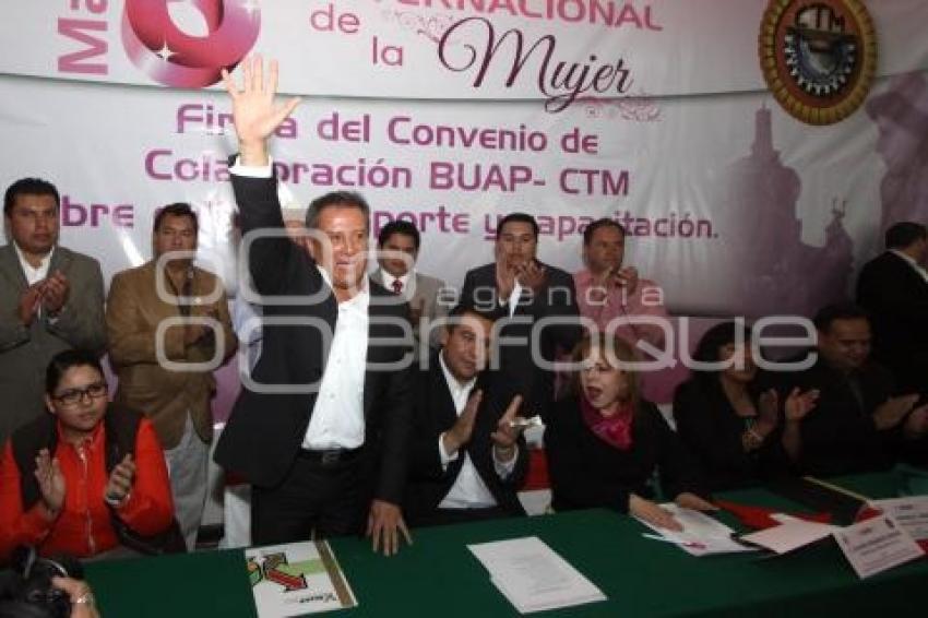 FIRMA CONVENIO COLABORACIÓN BUAP-CTM