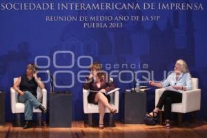 CONFERENCIA LA MUJERES EN LA COMUNICACIÓN  SOCIEDAD INTERAMERICANA DE PRENSA . UDLAP