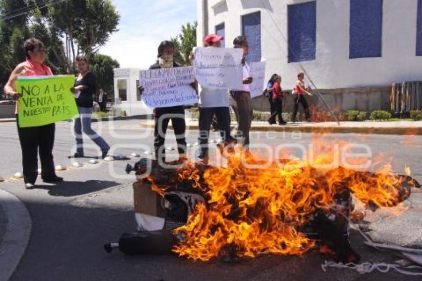 MANIFESTACIÓN YO SOY 132 CONTRA PRESIDENTE PEÑA NIETO