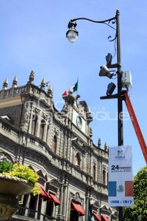 CONTINÚA COLOCACIÓN DE CÁMARAS DE VIDEOVIGILANCIA