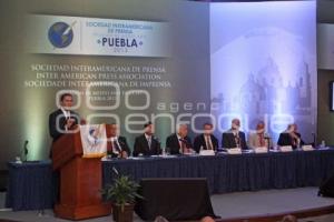 CLAUSURA TRABAJOS SOCIEDAD INTERAMERICANA DE PRENSA