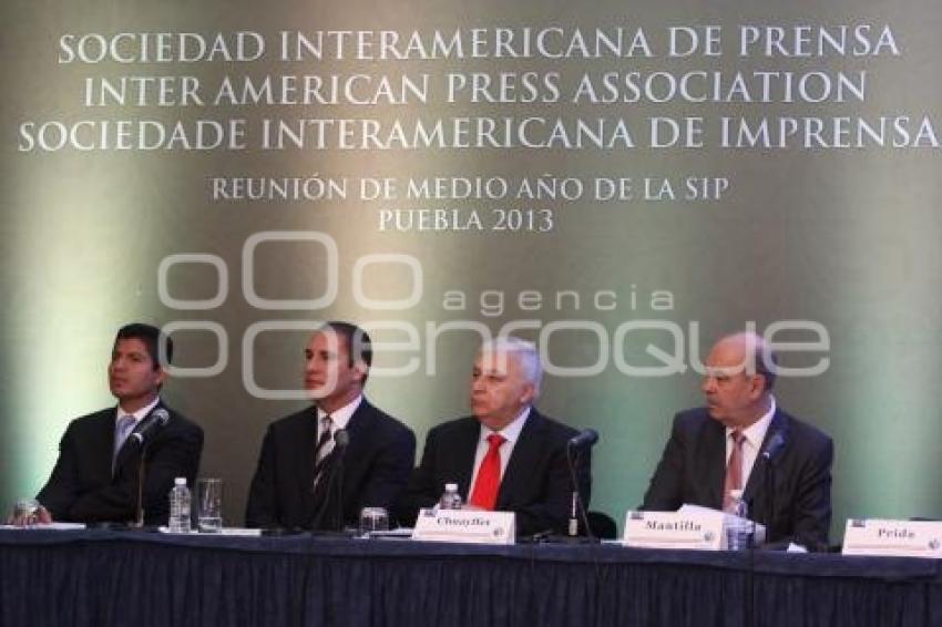 CLAUSURA TRABAJOS SOCIEDAD INTERAMERICANA DE PRENSA