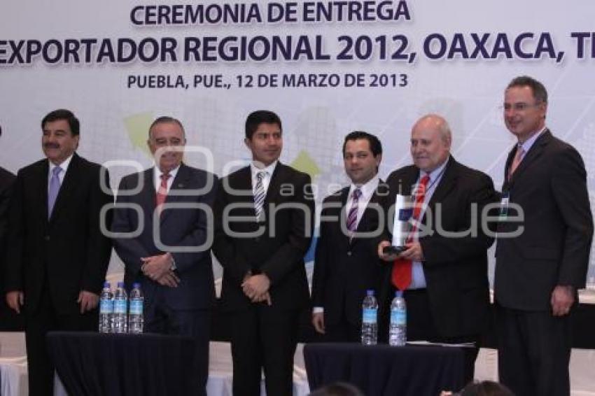 ENTREGA PREMIO EXPORTACIÓN 2012 COMCE PUEBLA