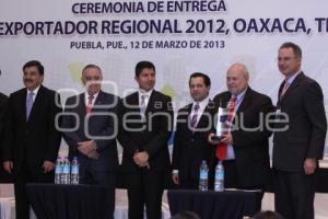 ENTREGA PREMIO EXPORTACIÓN 2012 COMCE PUEBLA