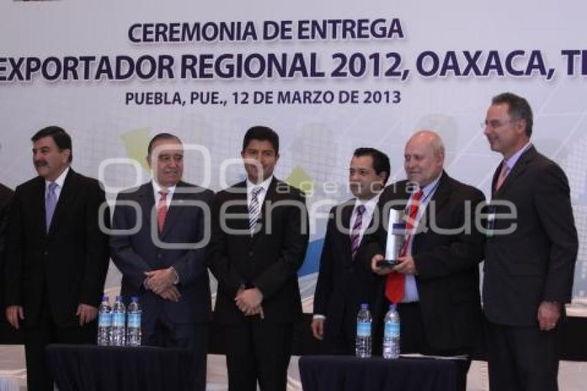 ENTREGA PREMIO EXPORTACIÓN 2012 COMCE PUEBLA