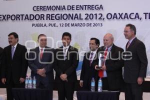 ENTREGA PREMIO EXPORTACIÓN 2012 COMCE PUEBLA