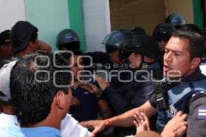 ENFRENTAMIENTO ENTRE ELEMENTOS DE LA SSPYTM Y ANTORCHISTAS