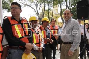 TOMA PROTESTA A COMITÉS DE PROTECCIÓN CIVIL FERNANDO MANZANILLA