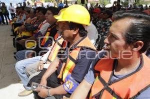 TOMA PROTESTA A COMITÉS DE PROTECCIÓN CIVIL FERNANDO MANZANILLA