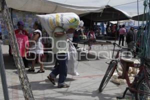 CONATO DE BRONCA EN TIANGUIS DE SAN PEDRO