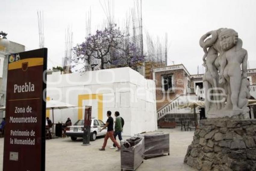 RETIRAN ESCOMBROS DEL BARRIO DEL ARTISTA PREVIO A LA LLEGADA DEL TIANGUIS TURÍSTICO