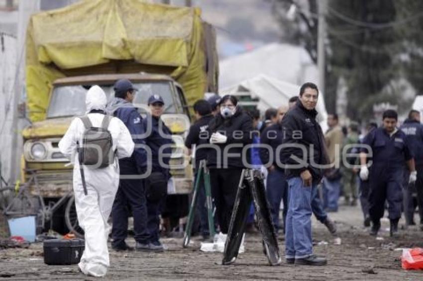 EXPLOSIÓN PIROTECNIA PROCESIÓN RELIGIOSA