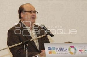 FIRMAN CONVENIO EN TURISMO PUEBLA Y MORELOS