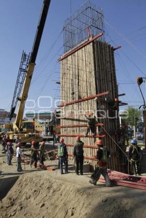 CONTINÚA CONSTRUCCIÓN PUENTE BULEVAR VALSEQUILLO