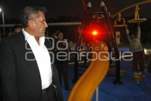 INAUGURA ENRIQUE AGÜERA PARQUE DEL AJEDREZ