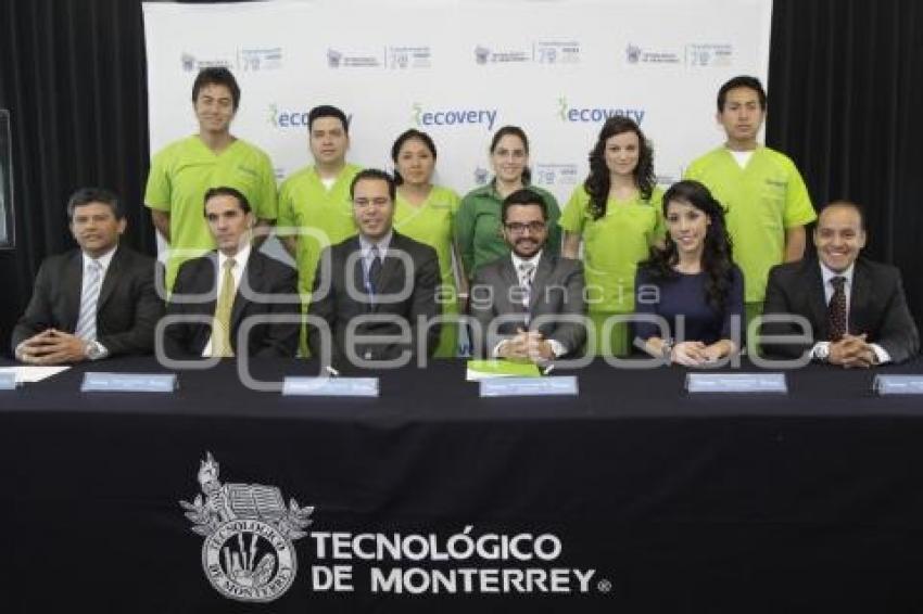 FIRMA CONVENIO TEC DE MONTERREY-RECOVERY