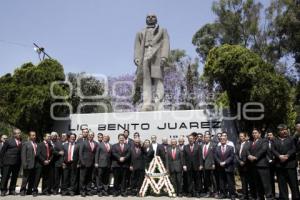 MASONES CONMEMORAN NATALICIO DE BENITO JUÁREZ