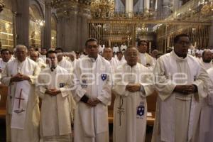 MISA CRISMAL CATEDRAL DEL PUEBLA . SEMANA SANTA