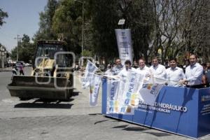 BANDERAZO DE INICIO DE PAVIMENTACIÓN EN SAN FRANCISCO TOTIMEHUACÁN