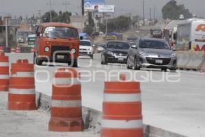 TRÁFICO EN AUTOPISTA MÉXICO PUEBLA