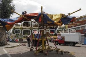 COLOCACIÓN DE PUESTOS EN EL CALVARIO