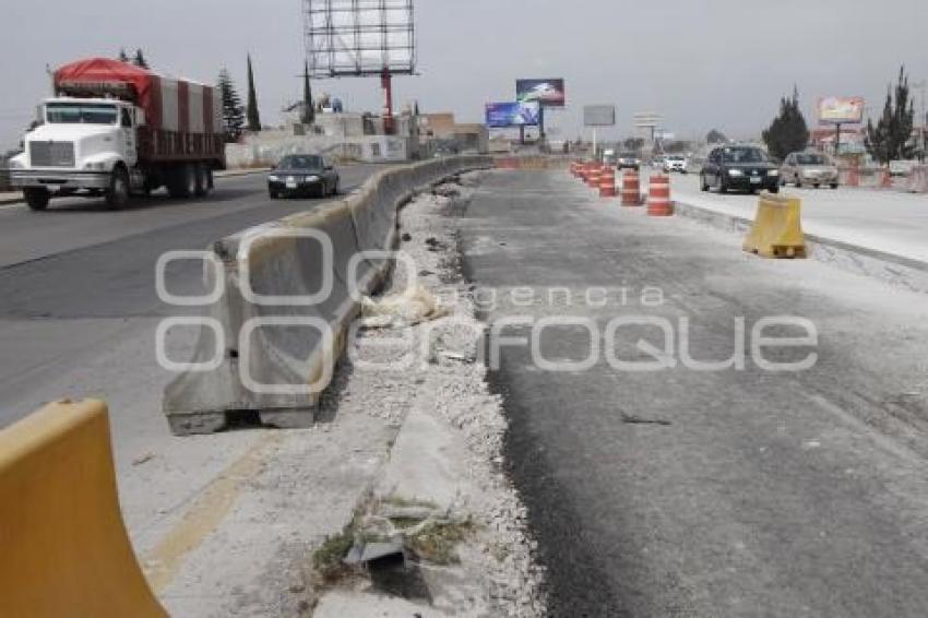 TRÁFICO EN AUTOPISTA MÉXICO PUEBLA