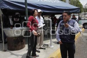 IMPIDEN COLOCACIÓN DE PUESTO . EL CALVARIO