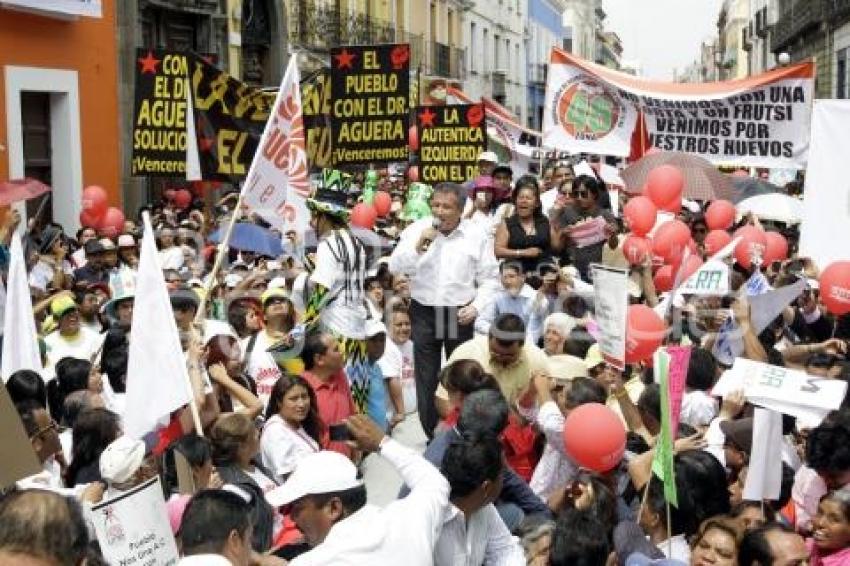 REGISTRO DE AGÜERA COMO CANDIDATO A LA PRESIDENCIA MUNICIPAL