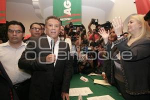 REGISTRO DE AGÜERA COMO CANDIDATO A LA PRESIDENCIA MUNICIPAL