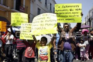 MANIFESTACIÓN VECINOS BARRANCA HONDA