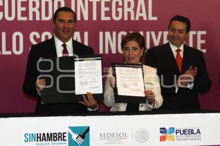 FIRMA DEL ACUERDO PARA EL DESARROLLO SOCIAL