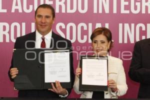 FIRMA DEL ACUERDO PARA EL DESARROLLO SOCIAL