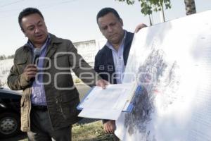 VELÁZQUEZ SUPERVISÓ OBRA EN SAN FELIPE HUEYOTLIPAN