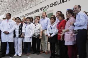 INAUGURA GOBERNADOR UNIDAD DE ESTABILIZACIÓN EN HOSPITAL