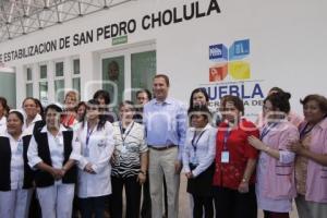 INAUGURA GOBERNADOR UNIDAD DE ESTABILIZACIÓN EN HOSPITAL
