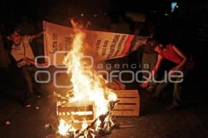 MANIFESTACIÓN CONTRA RUTA