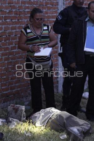 NOTA ROJA . HOMBRE ASESINADO
