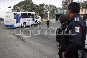 MANIFESTANTES SE RETIRAN DE LA AV XONACATEPEC